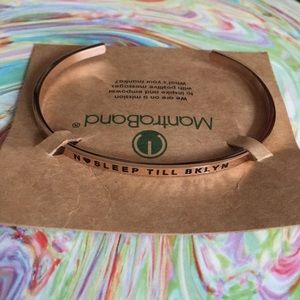 Custom Mantra Band Rose Gold “N❤️sleep till bklyn”